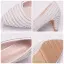 Modern / Fashion White Wedding Shoes 2018 Beading Pearl Rhinestone 3 cm Stiletto Heels Pointed Toe Low Heel Wedding Pumps