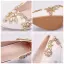 Mode Vita Brudskor 2018 Rhinestone 9 cm Kristall Stilettklackar Spetsiga Bröllop Pumps