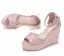 Böhmen Schwarz Strand Sommer Sandalen Damen 2018 Knöchelriemen 9 cm Keilabsatz Peeptoes Sandaletten