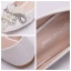 Mote Hvit Casual Damesko 2018 Perle Rhinestone Spisse Flate