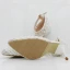 Sparkly White Wedding Shoes 2018 Pearl Rhinestone Ankle Strap 6 cm Stiletto Heels Pointed Toe Wedding High Heels