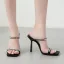 Sexy Black Casual Rhinestone Womens Sandals 2021 11 cm Stiletto Heels Open / Peep Toe Sandals High Heels