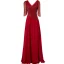 Luxury / Gorgeous Burgundy Handmade  Beading Evening Dresses  2019 A-Line / Princess Sequins V-Neck Backless 3/4 Sleeve Floor-Length / Long Formal Dresses