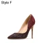 Glittrande Silver Afton Glittriga / Glitter Paljetter Pumps 2021 Läder 10 cm Stilettklackar Spetsiga Pumps Högklackade