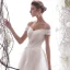 Modern / Fashion Champagne Wedding Dresses 2019 A-Line / Princess Off-The-Shoulder Beading Lace Flower Short Sleeve Backless Royal Train