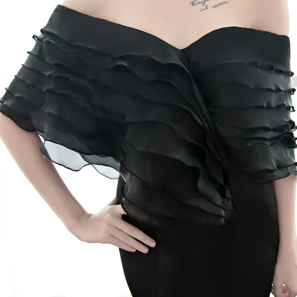Sexy Einfarbig Champagner Abendkleider 2019 Meerjungfrau Off Shoulder Rüschen Kurze Ärmel Rückenfreies Hof-Schleppe Festliche Kleider