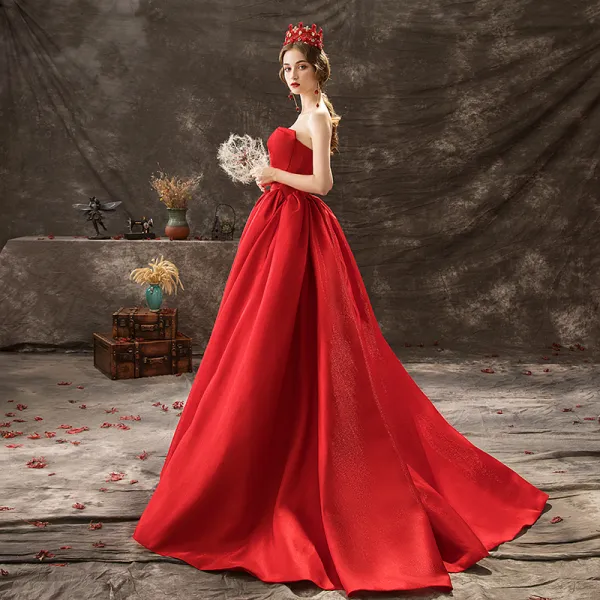 Cheap red prom dresses 2019 new arrivals