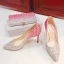 Glitter Gradiëntkleur Avond Pumps 2019 Leer Pailletten 8 cm Naaldhakken / Stiletto Spitse Neus Pumps