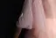 Elegant Pearl Pink Prom Dresses 2018 Ball Gown Lace Appliques Pearl Rhinestone Feather V-Neck Backless 1/2 Sleeves Floor-Length / Long Formal Dresses