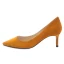 Enkla Burgundy Kontors Pumps 2019 Läder Mocka 6 cm Stilettklackar Spetsiga Pumps