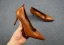 Mooie / Prachtige Khaki Kantoor Pumps 2019 Leer 7 cm Naaldhakken / Stiletto Spitse Neus Pumps