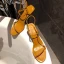 Modern / Fashion Modest / Simple Yellow Casual Womens Sandals 2019 Ankle Strap 6 cm Stiletto Heels Open / Peep Toe Sandals
