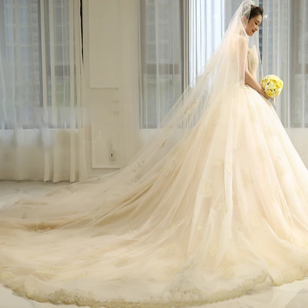 Luxe Champagne Robe De Mariée 2018 Dos Nu Robe Boule Perlage Paillettes Bretelles Spaghetti Sans Manches Royal Train Mariage