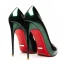 Chic / Belle Vert Foncé Soirée Escarpins 2019 Cuir Verni 12 cm Talons Aiguilles À Bout Pointu Escarpins
