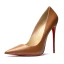 Mode Brun Afton Pumps 2019 Lackläder 12 cm Stilettklackar Spetsiga Pumps