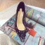Sexy Noire Soirée Escarpins 2019 En Dentelle Rivet 10 cm / 4 inch Talons Aiguilles À Bout Pointu Escarpins