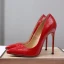 Edles Burgunderrot Abend Pumps 2019 Lackleder 12 cm Stilettos Spitzschuh Pumps