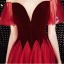 Charmant Rouge Courte Robe De Bal 2020 Princesse Col v profond Paillettes Daim Manches Courtes Thé Longueur Robe De Ceremonie