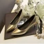 Elegante Silber Abend Pumps 2019 Strass 3 cm Stilettos Low Heel Spitzschuh Pumps
