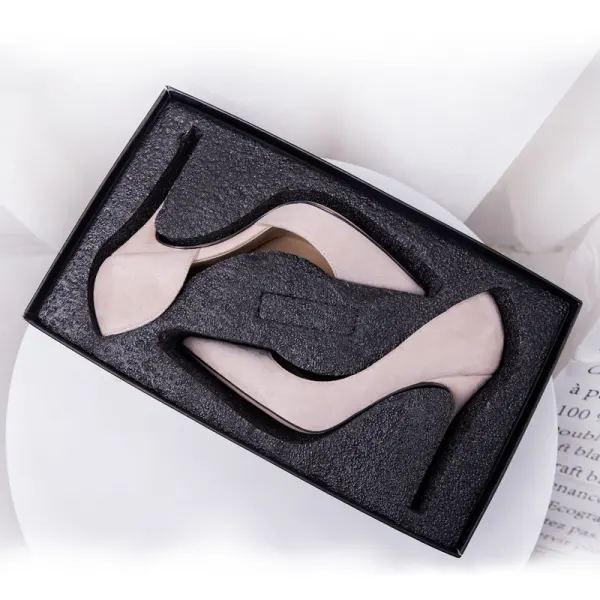 Schlicht Himmelblau Büro OL Pumps 2020 Leder Wildleder 10 cm Stilettos Spitzschuh Pumps