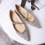 Charmant Silber Abend Perle Strass Pumps 2021 Leder 8 cm Stilettos Spitzschuh Pumps Hochhackige