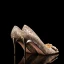 Glittrande Guld Glittriga / Glitter Brudskor 2020 Läder Rhinestone Paljetter 8 cm Stilettklackar Spetsiga Bröllop Pumps