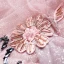 Charming Candy Pink Evening Dresses  2020 A-Line / Princess Off-The-Shoulder Glitter Tulle Beading Lace Flower Sleeveless Backless Floor-Length / Long Formal Dresses