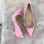 Fashion Black Evening Party Pumps 2020 Patent Leather Rivet 10 cm Stiletto Heels Pointed Toe Pumps