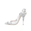 Schöne Champagner Freizeit Pumps 2020 Leder Satin 9 cm Stilettos Spitzschuh Pumps