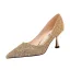 Charming Black Sequins Wedding Shoes 2020 7 cm Stiletto Heels Pointed Toe Wedding Pumps