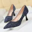 Sparkly Gold Glitter Evening Party Pumps 2020 Sequins 7 cm Stiletto Heels Pointed Toe Pumps