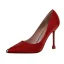 Mooie / Prachtige Rode Gala Pumps 2020 Satijn 10 cm Naaldhakken / Stiletto Spitse Neus Pumps