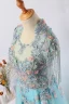 Charming Mint Green Evening Dresses  2020 A-Line / Princess U-Neck Handmade  Beading Tassel Crystal Rhinestone Lace Flower Sleeveless Floor-Length / Long Formal Dresses