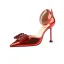 Abordable Argenté Soirée Chaussures Femmes 2020 Bride Cheville 9 cm Talons Aiguilles À Bout Pointu Talons Hauts