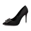 Prisvärd Röd Afton Pumps 2020 Rhinestone 10 cm Stilettklackar Spetsiga Pumps