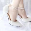 Schöne Weiß 2018 Hochzeit 9 cm Spitzschuh Ball Perlenstickerei Kristall Strass Hochhackige Stilettos Brautschuhe