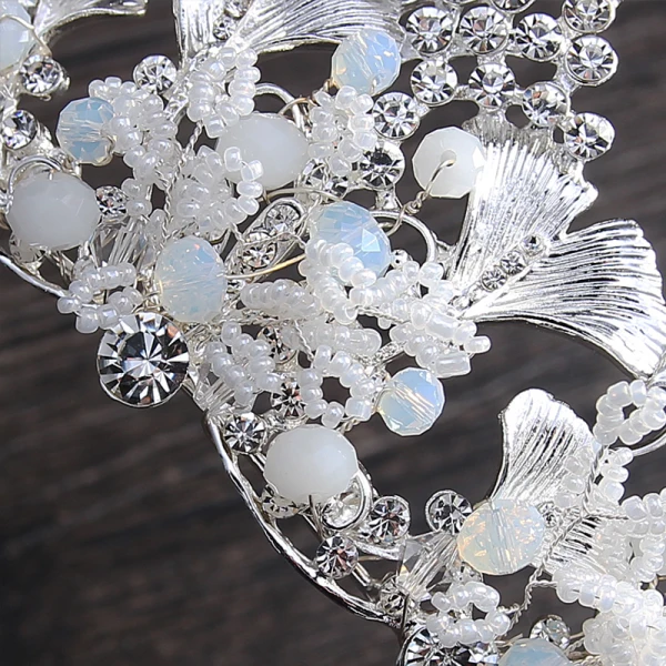 Amazing / Unique Silver Bridal Jewelry 2017 Metal Beading Crystal Rhinestone Wedding Prom Accessories