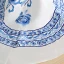 Chinese style Royal Blue Chapel Train Evening Dresses  2018 Trumpet / Mermaid Charmeuse Appliques Printing Strapless Evening Party Formal Dresses