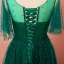 Classic Elegant Dark Green Plus Size Graduation Dresses 2018 U-Neck Tulle A-Line / Princess Backless Beading Homecoming Formal Dresses