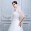 Chic / Beautiful 2017 Evening Party White Appliques Tulle Wedding Veils
