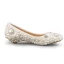 Chic / Belle Blanche Mariage Perlage Cristal Perle Chaussure De Mariée 2018