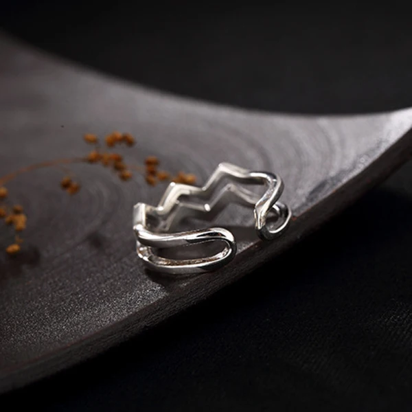 Vintage Silver Handgjort Lucky Tro Ringa Saterling Silver Karnevalsklubb Ringar 2019 Tillbehör