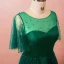 Classic Elegant Dark Green Plus Size Graduation Dresses 2018 U-Neck Tulle A-Line / Princess Backless Beading Homecoming Formal Dresses