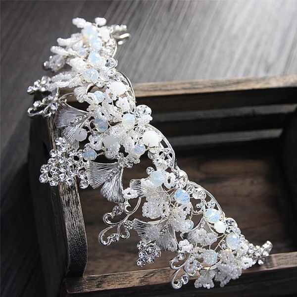 Amazing / Unique Silver Bridal Jewelry 2017 Metal Beading Crystal Rhinestone Wedding Prom Accessories
