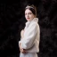 Luxe Blanche châle 2020 Perlage Faux Diamant Polyester Col Haut La Mariée Mariage Soirée Promo Hiver 3/4 Manches Châles Accessorize