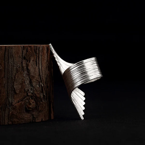 Vintage Silver Handgjort Enfärgad Saterling Silver Karnevalsklubb Ringar 2019 Tillbehör