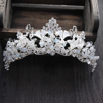 Unieke Zilveren Bruidssieraden 2017 Metaal Kralen Kristal Rhinestone Huwelijk Gala Accessoires