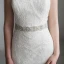 Modern / Fashion Ivory Wedding Sash 2020 Satin Metal Beading Crystal Pearl Rhinestone Bridal Prom Accessories