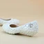 Chic / Belle Blanche Mariage Perlage Cristal Perle Chaussure De Mariée 2018