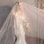 Amazing / Unique White Trumpet / Mermaid Wedding Dresses 2019 Lace Tulle Appliques Backless Embroidered Strapless Court Train Church Wedding
